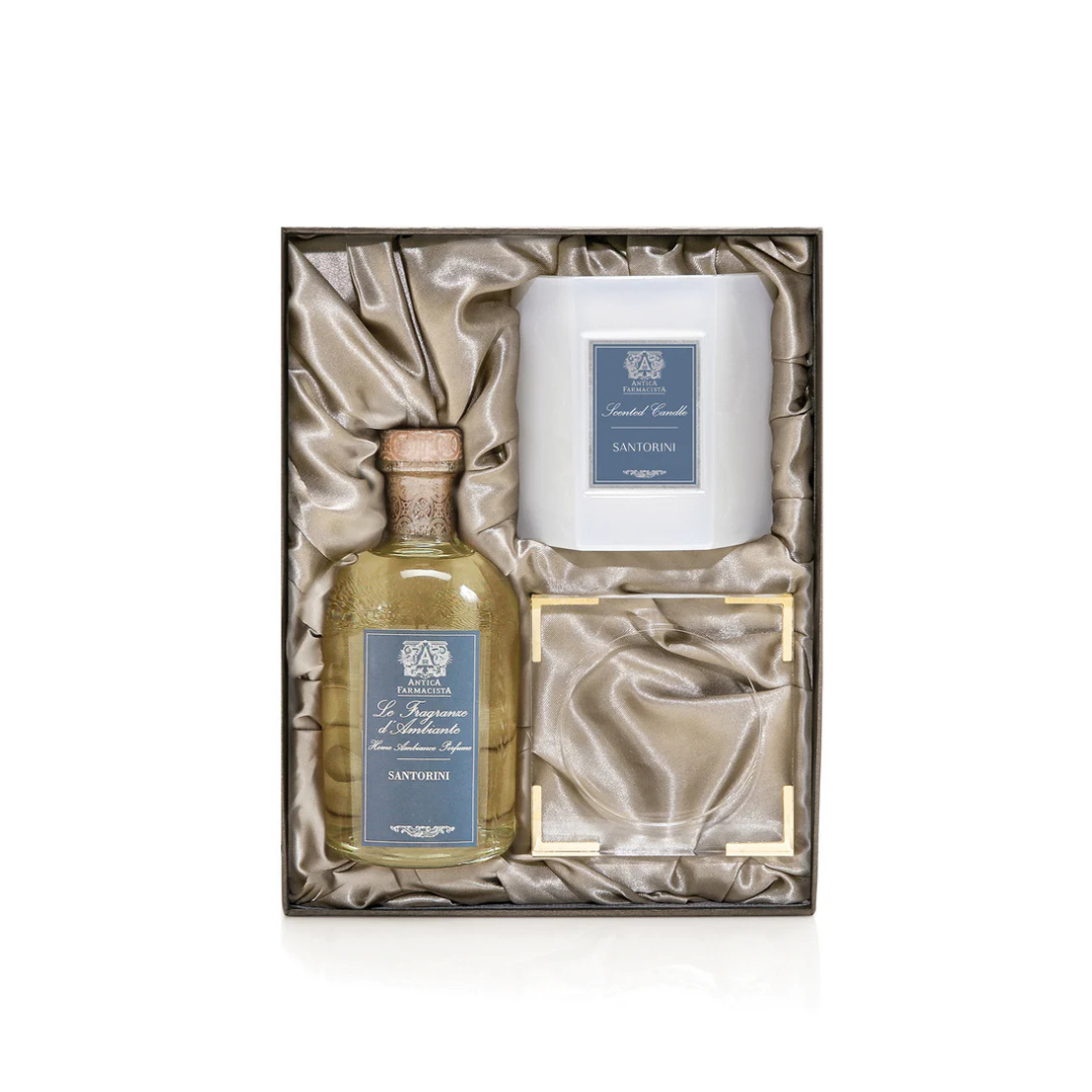 Santorini Candle and Diffuser Gift Set