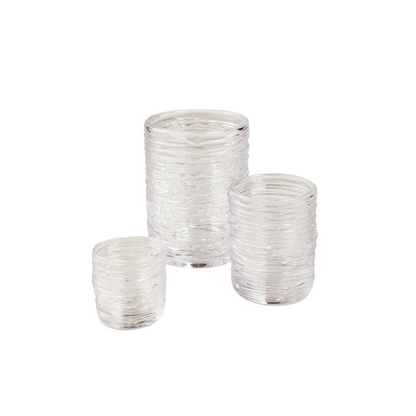 Simon Pearce Echo Lake Hurricane Candlelight Trio Gift Set