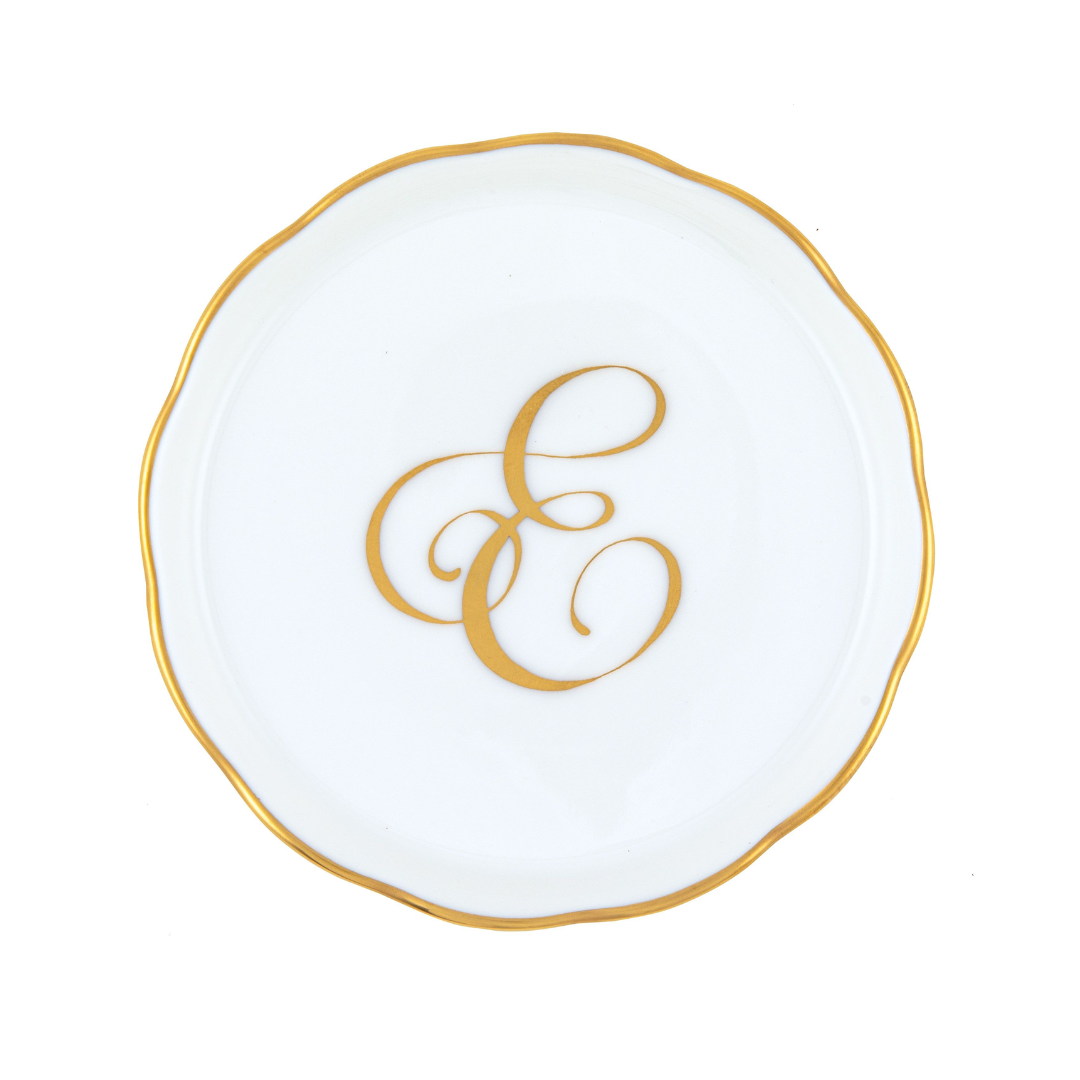 Coaster with Monogram - E