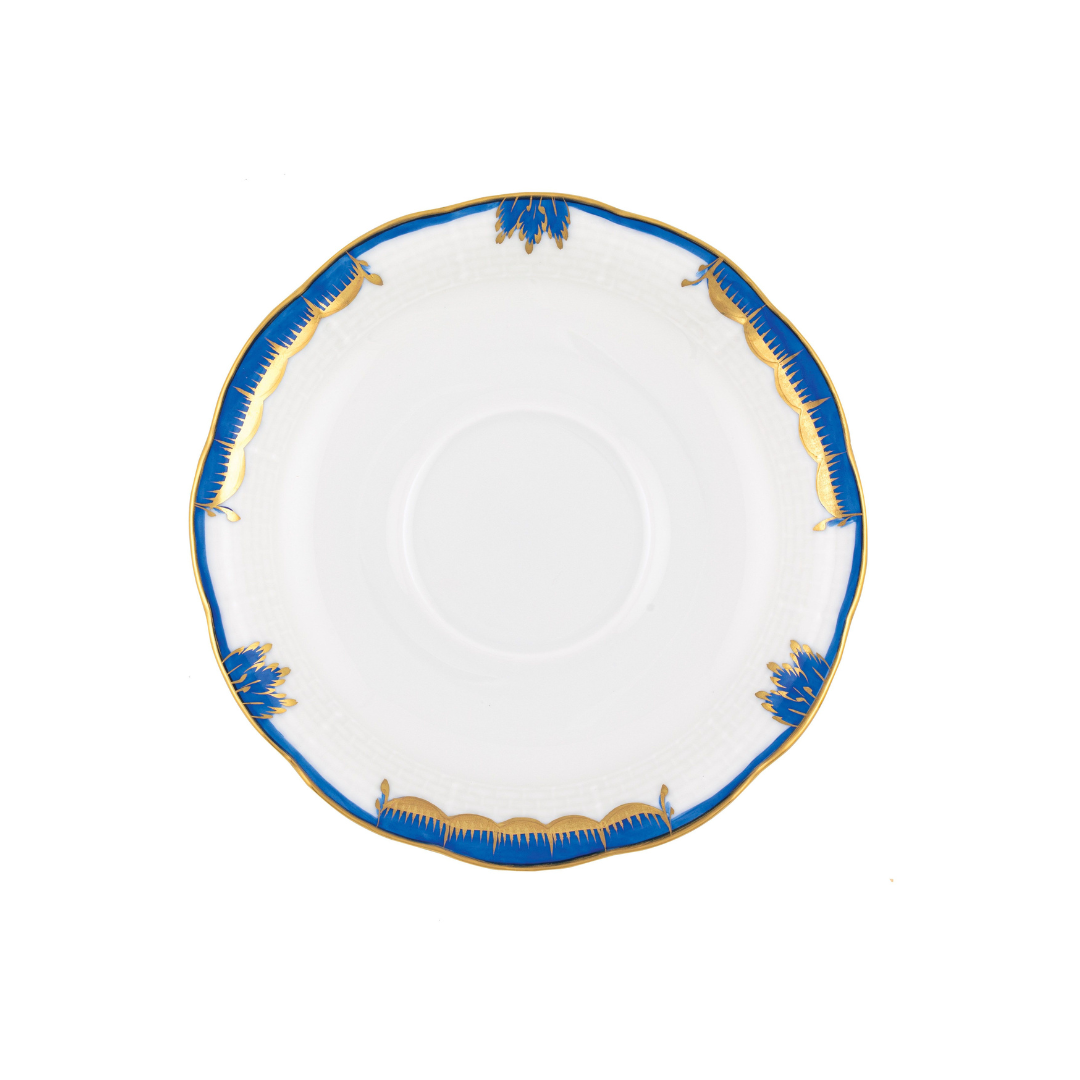 Herend Princess Victoria Blue Tea Saucer