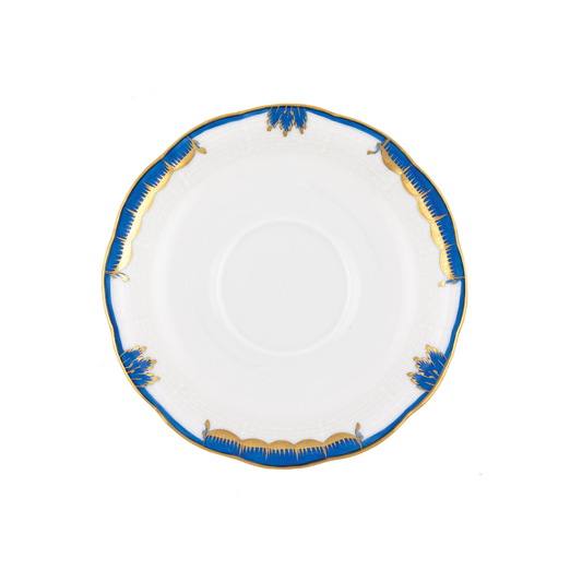 Herend Princess Victoria Blue Tea Saucer