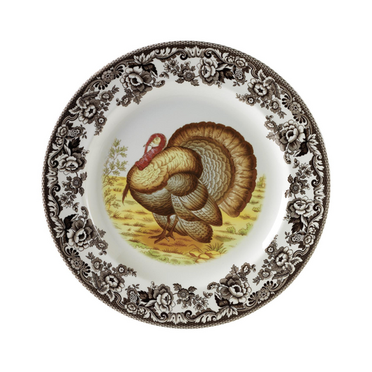 Spode Woodland Dinner Plate 10.5" Turkey