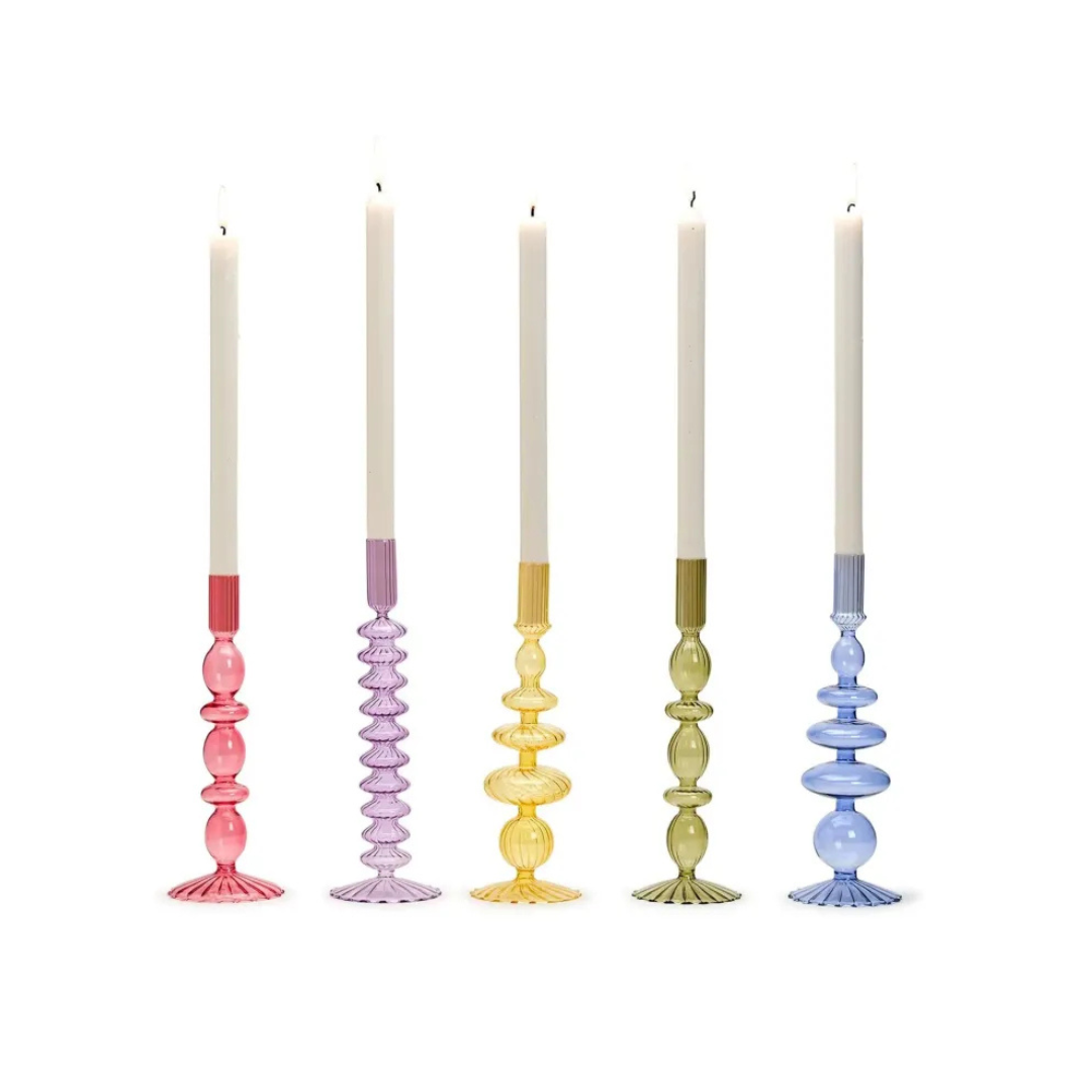 Glass Candle Holder