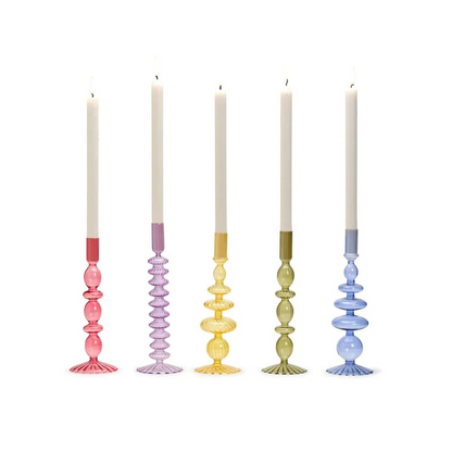 Glass Candle Holder