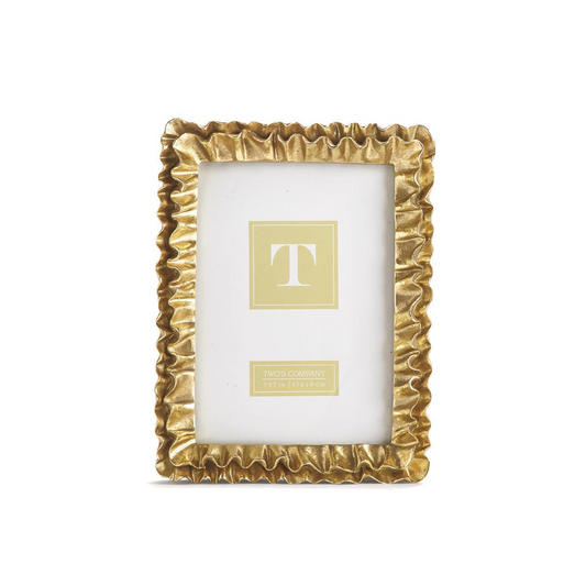 Gold Ruffles 5x7" Frame