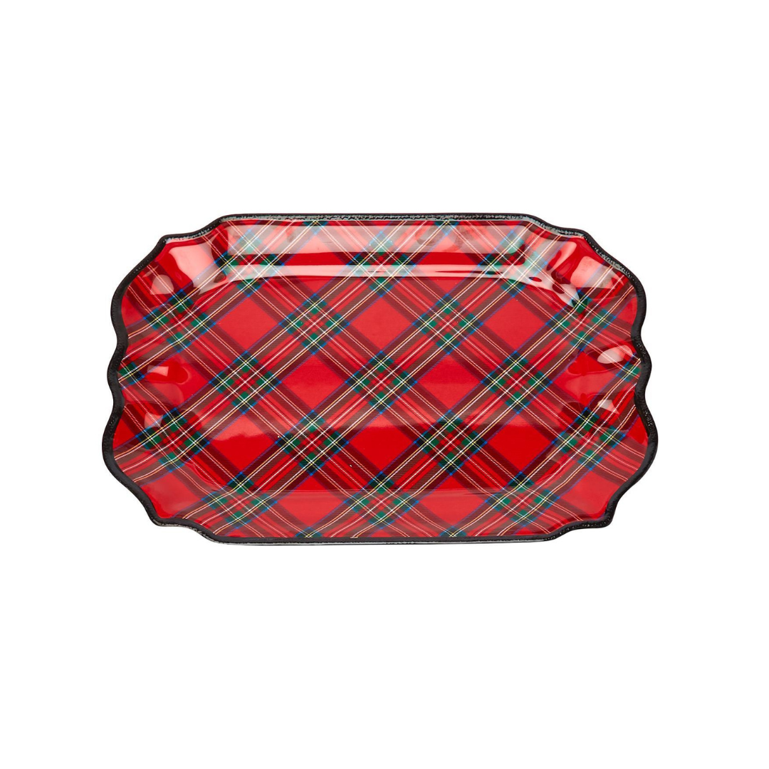 Tartan Melamine Platter