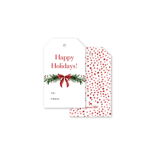 Dogwood Hill Christmas Spirits Garland Gift Tags