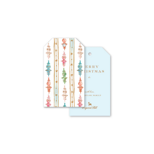 Dogwood Hill Finial Ornaments Gift Tags
