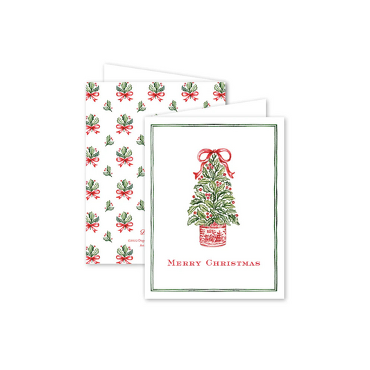Dogwood Hill Holly Ribbons Tree Cards