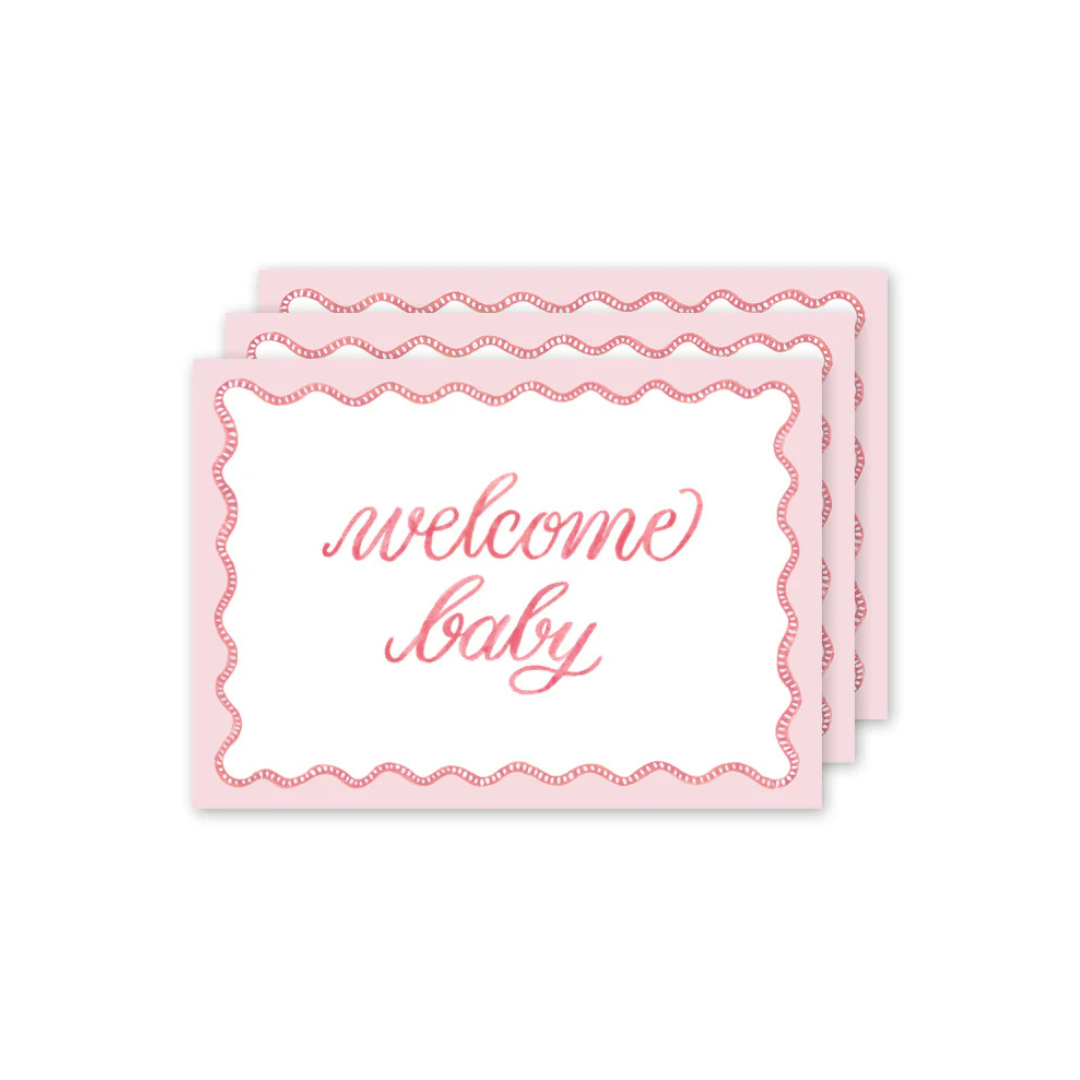Dogwood Hill Pink Scallop Milestone Cards
