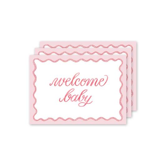 Dogwood Hill Pink Scallop Milestone Cards