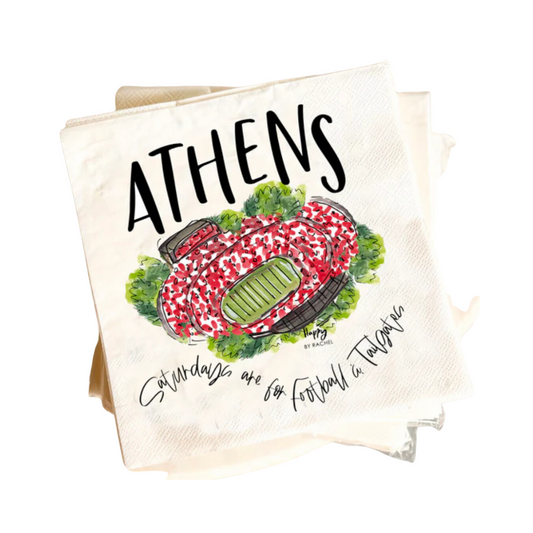 Athens Tailgate Luncheon Napkins