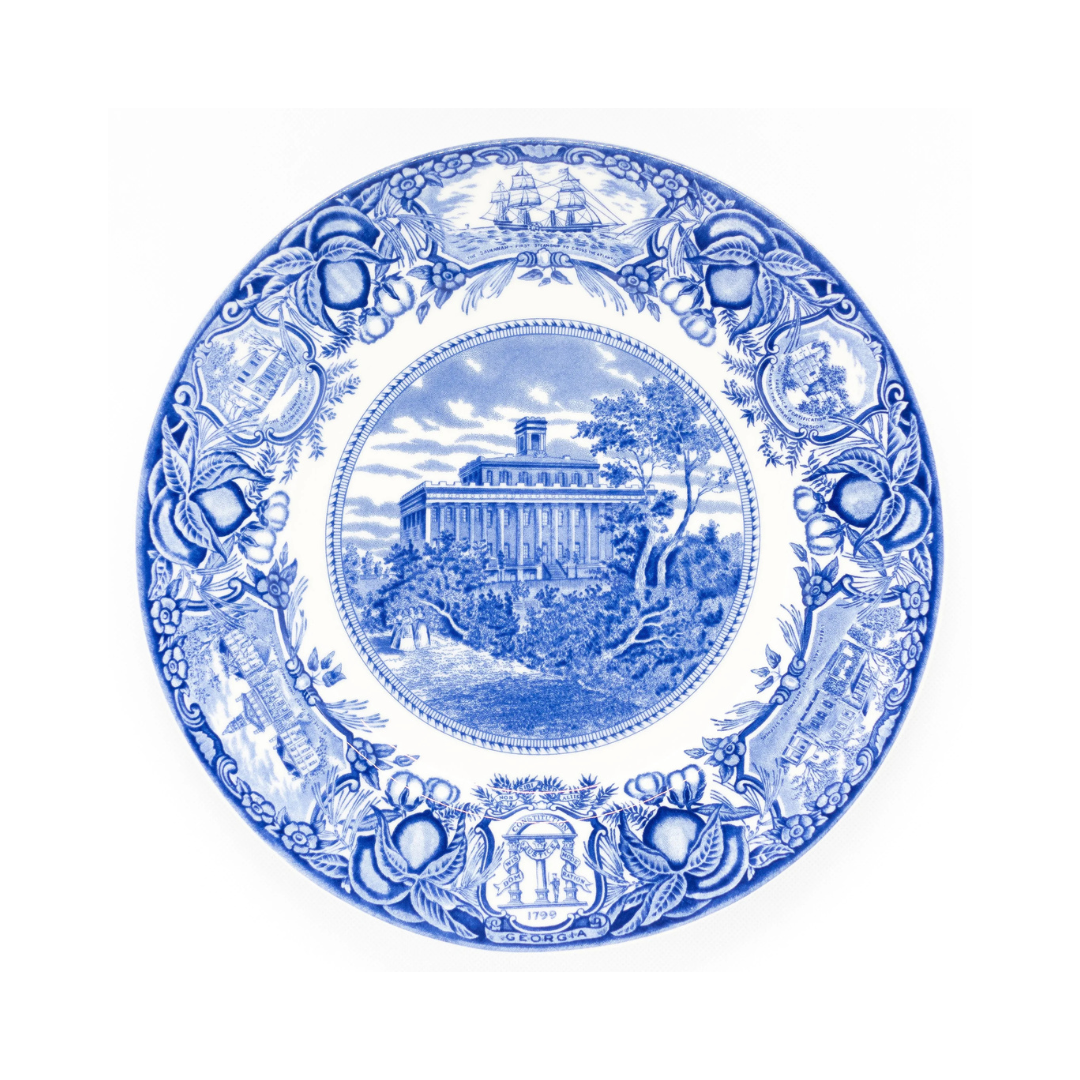 GA Plates Georgia Female College- Blue GA Plate #4
