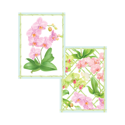 Caspari Orchid Conservatory Assorted Notes