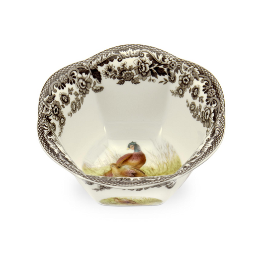 Spode Woodland Nut Bowl 6 Inch, Pheasant