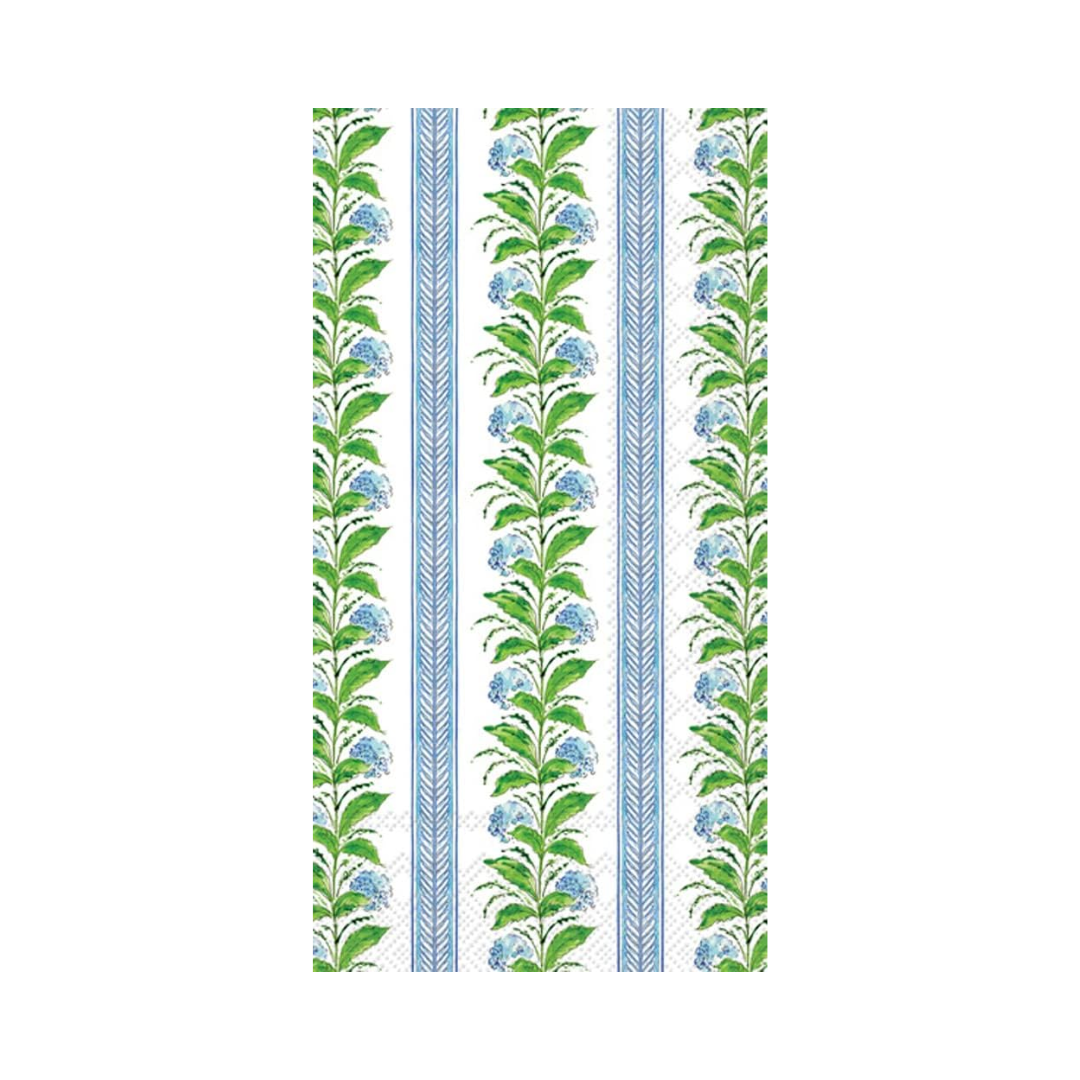 Hydrangea Stripe Guest Towels