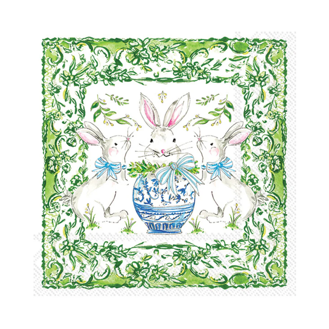Easter Bunnies Cocktail Napkins