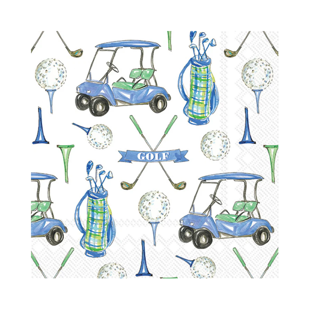 Guy Golf Cocktail Napkins