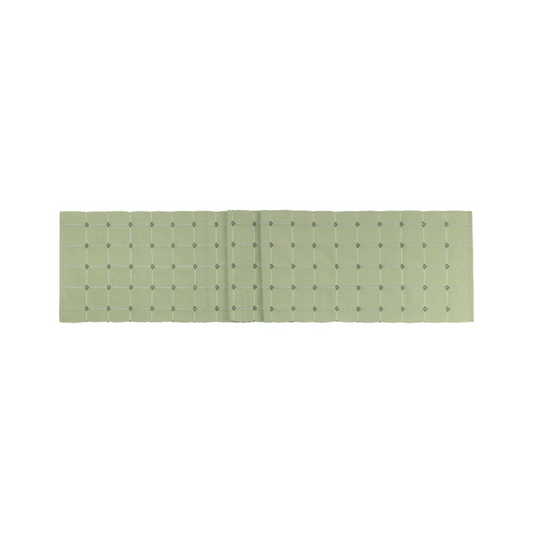 Green Hannah Cross Stitch Table Runner