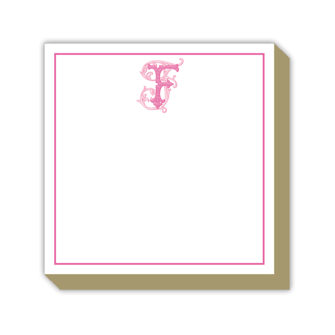 Preppy Couture Monogram Luxe Notepad