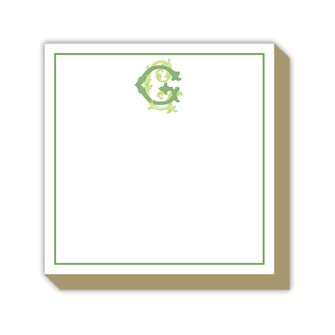 Preppy Couture Monogram Luxe Notepad