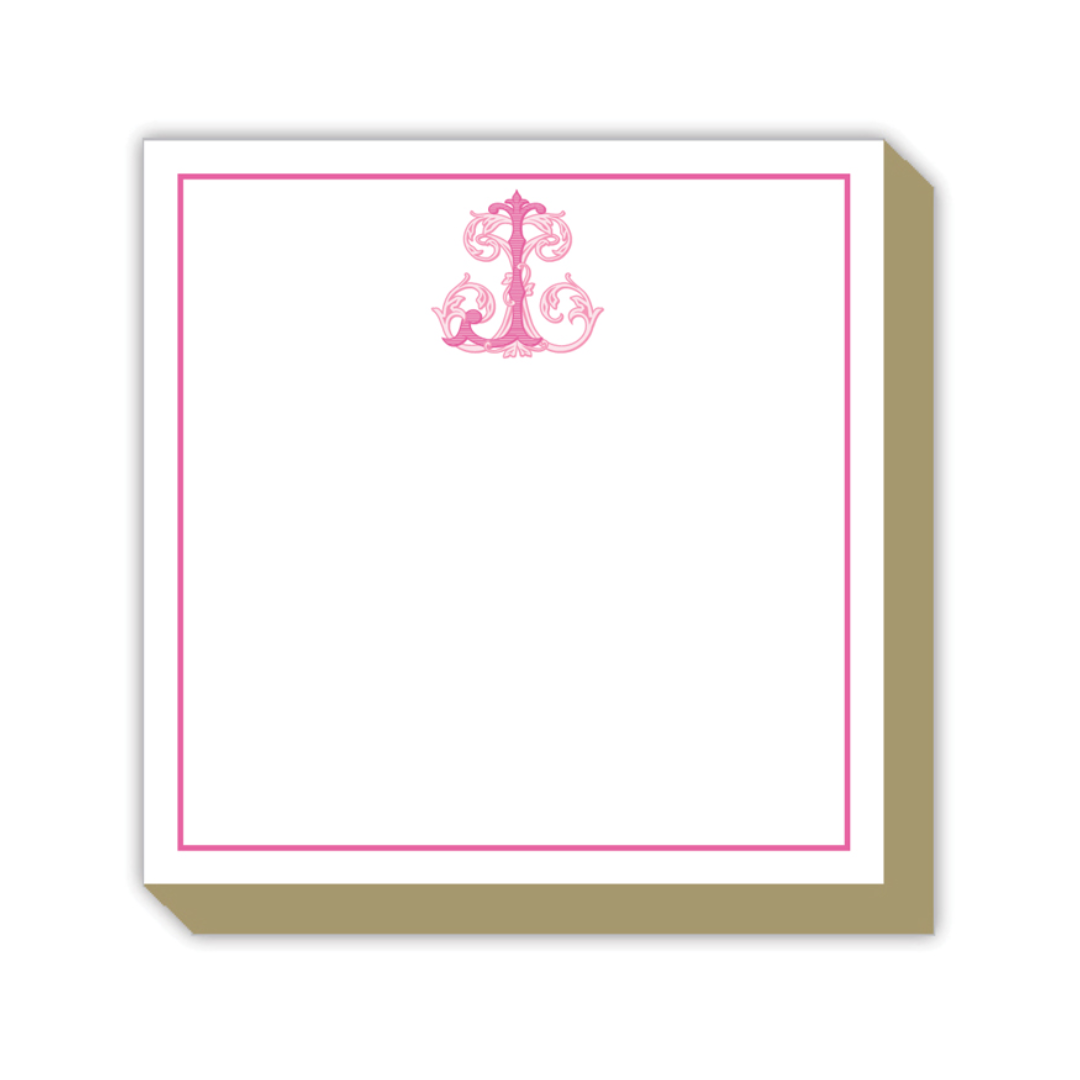 Preppy Couture Monogram Luxe Notepad