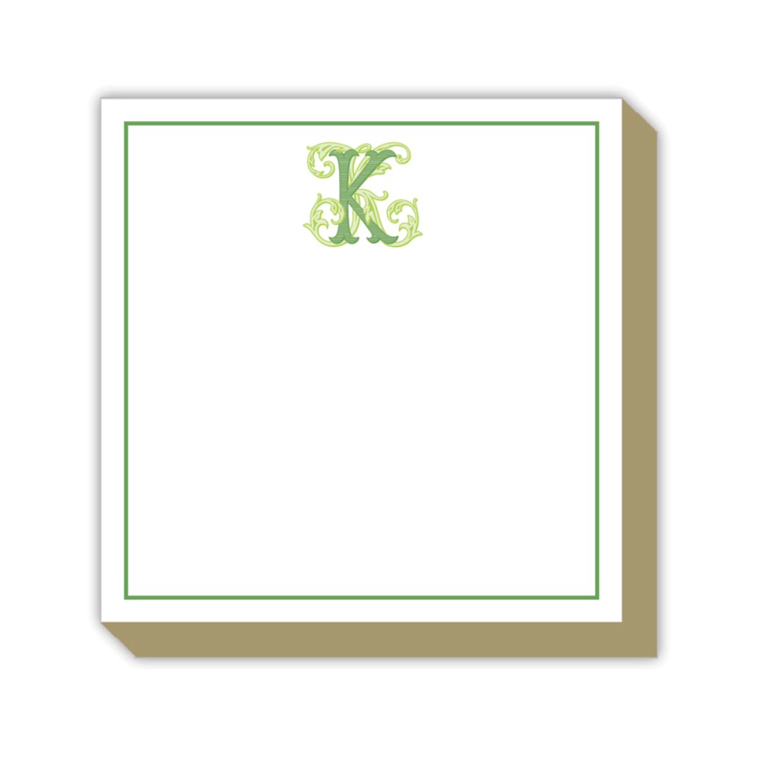 Preppy Couture Monogram Luxe Notepad