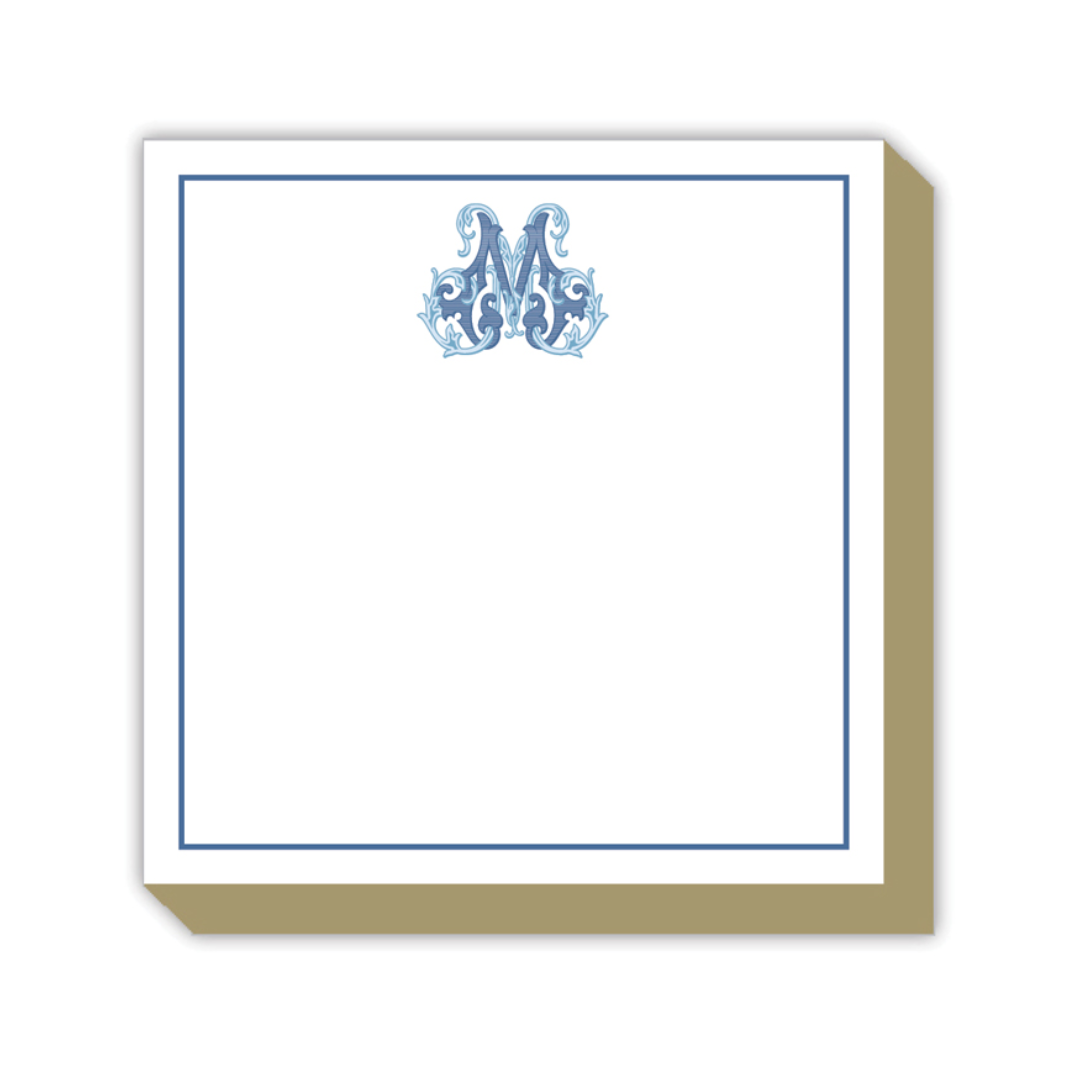 Preppy Couture Monogram Luxe Notepad