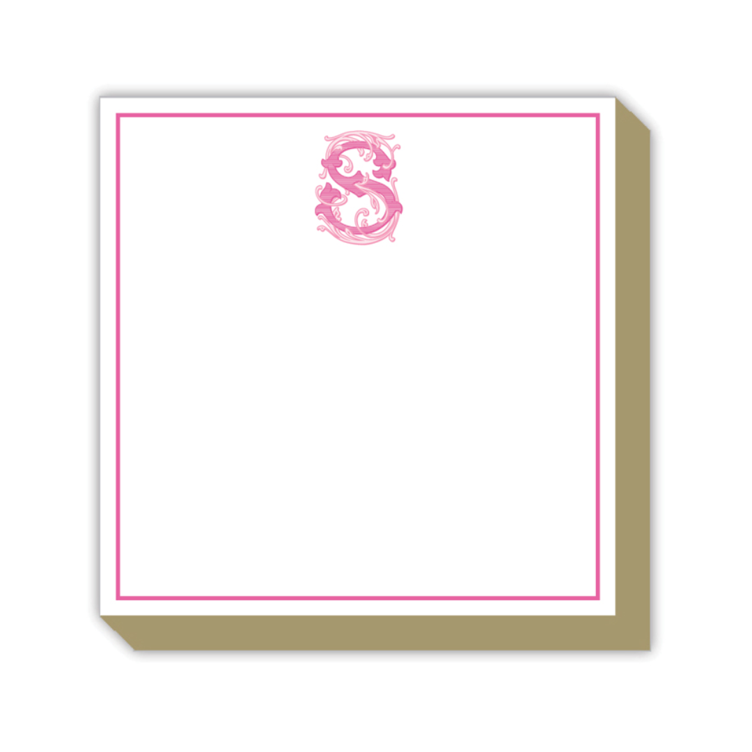 Preppy Couture Monogram Luxe Notepad