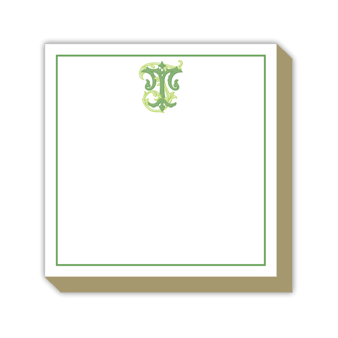 Preppy Couture Monogram Luxe Notepad