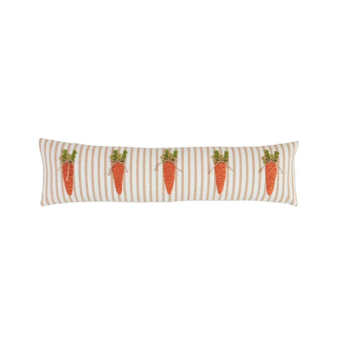 Long Carrot Easter Pillow