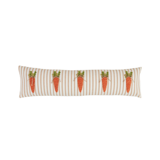 Long Carrot Easter Pillow
