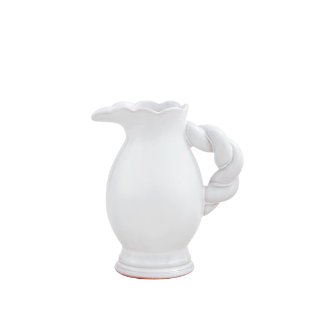 Twisted Handle Pitcher Vase