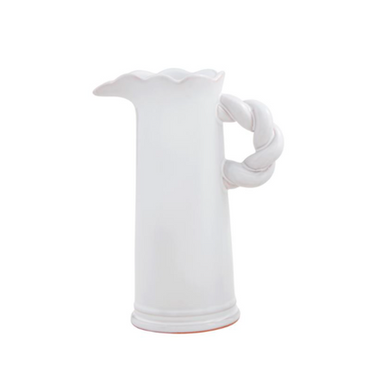 Twisted Handle Pitcher Vase