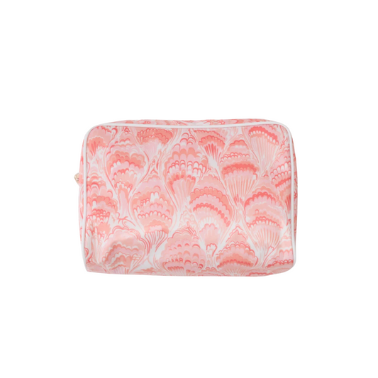 Meg Braff x Weezie Large Toiletry Bag - Shell Pink