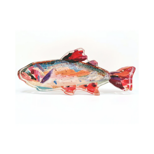 Rainbow Trout Acrylic Block
