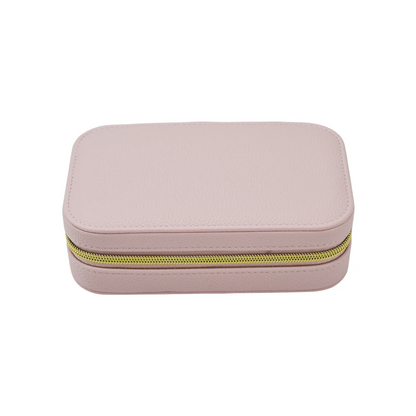 Leah Rectangle Travel Jewelry Case