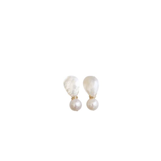 SJ Bailey The Harris Pearl Drop Earrings