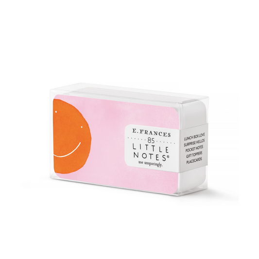 E. Frances Paper Orange Smiley Little Notes