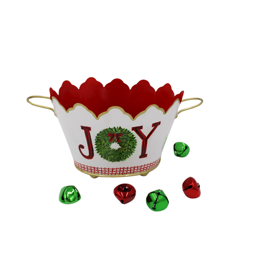 Oval Scalloped Planter- Joy