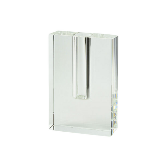 Tizo Design Crystal Glass Bud Vase - Short