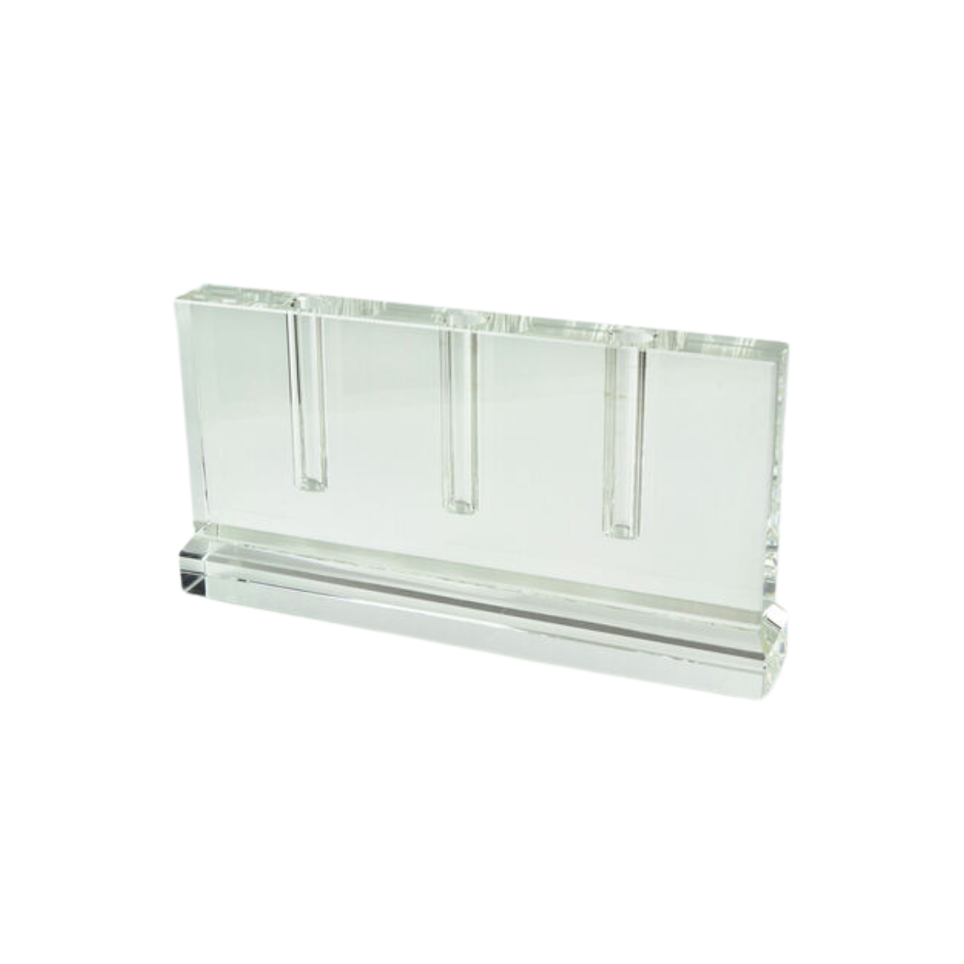 Tizo Design Crystal 3 Hole Bud Vase