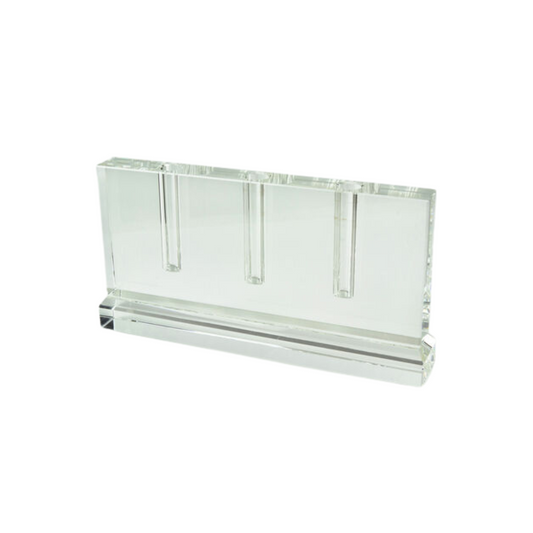 Tizo Design Crystal 3 Hole Bud Vase