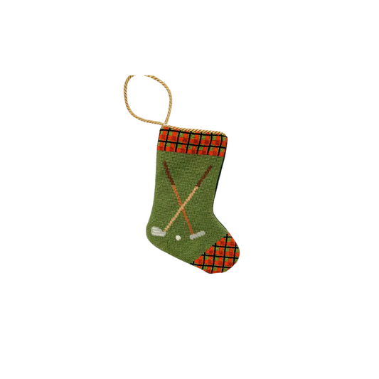 Bauble Stockings Tee Time Tidings (Golf Clubs)