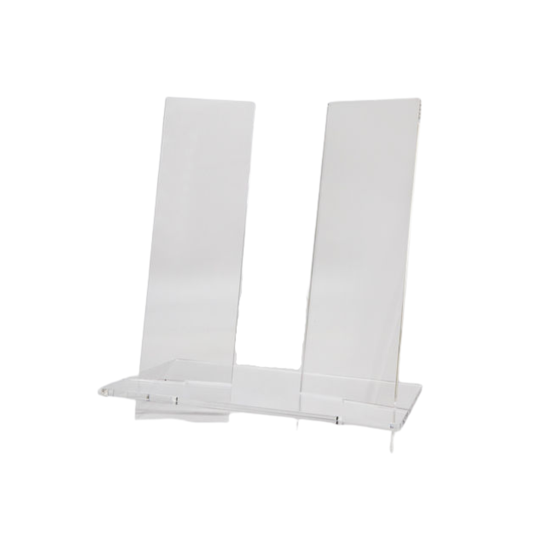 Tizo Design Lucite Vertical Book Stand, Clear