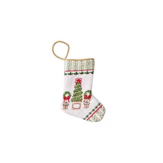 Bauble Stockings Boxwood Berries by Dogwood Hill