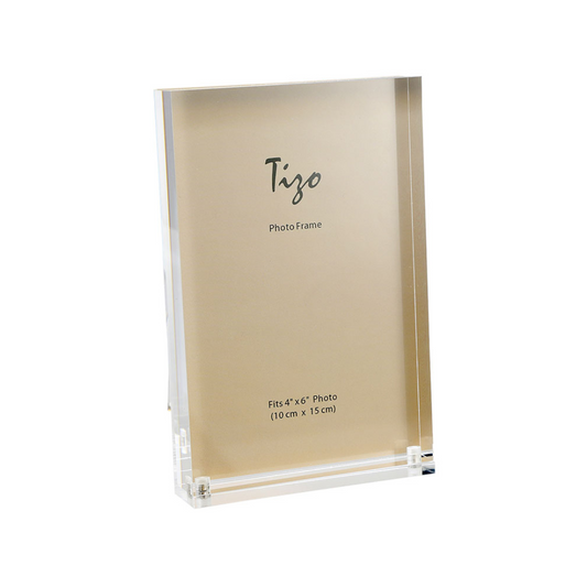 Tizo Design 4x6 Clear Acrylic Photo Frame