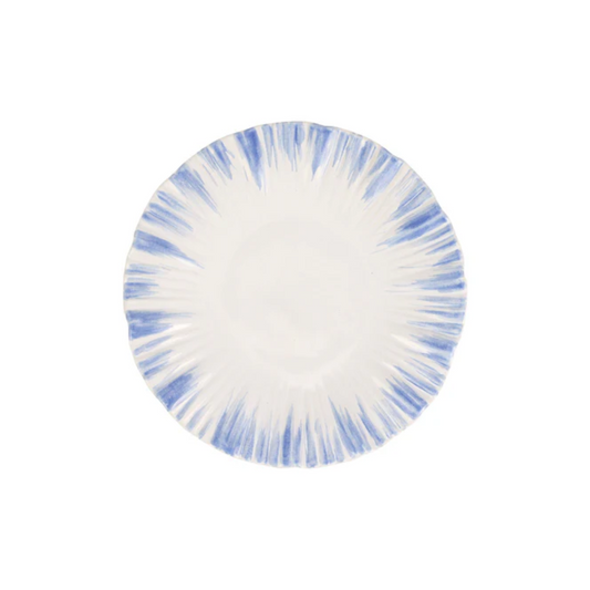 Vietri Bari Blue and White Salad Plate