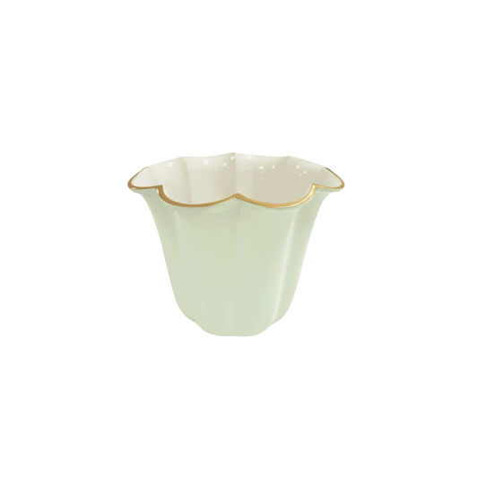 Beatriz Ball ENCANTO Devon Large Ice Bucket - Pistachio and Cream