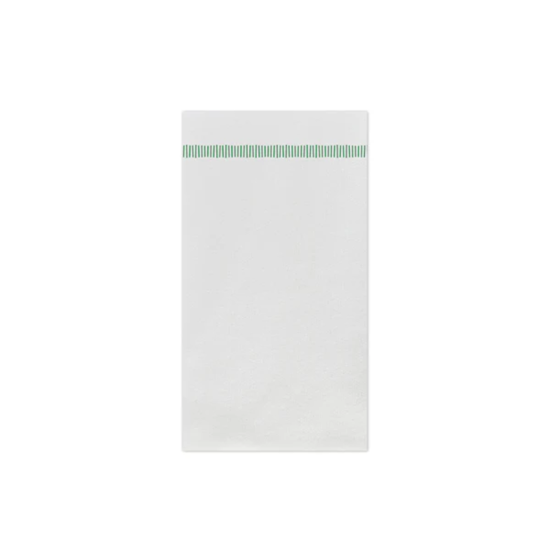 Vietri Fringe Green Guest Towels